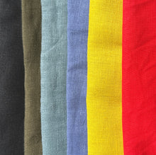 Load image into Gallery viewer, 100% Linen 5.5 OZ Lithuanian Woven Fabric By the Yard