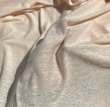 Load image into Gallery viewer, 100% Linen Jersey Knit 8 OZ Sheer Knit Fabric By the Yard