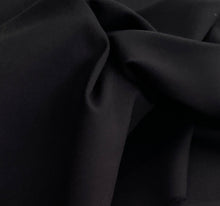Load image into Gallery viewer, 58" 100% Tencel Lyocell Bengaline Faille Ghost Optic White & Black Woven Fabric By Yard | APC Fabrics