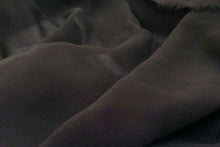Load image into Gallery viewer, 54" Black 100% Lyocell Tencel Georgette Light 3.5 OZ Sheer Woven Fabric By Yard - APC Fabrics