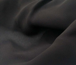 54" Black 100% Lyocell Tencel Georgette Light 3.5 OZ Sheer Woven Fabric By Yard - APC Fabrics
