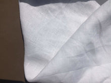 Load image into Gallery viewer, 55" Optic White 100% Linen Mercerized Flax Lithuanian Woven Fabric By the Yard - APC Fabrics