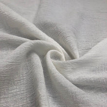Load image into Gallery viewer, 56" Off White Ivory 100% Cotton Gauze Wrinkly Woven Fabric By the Yard - APC Fabrics