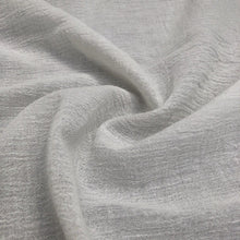 Load image into Gallery viewer, 56" Off White Ivory 100% Cotton Gauze Wrinkly Woven Fabric By the Yard - APC Fabrics