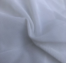 Load image into Gallery viewer, 56" Optic White Nylon Spandex Blend Power Mesh Woven Fabric By the Yard - APC Fabrics