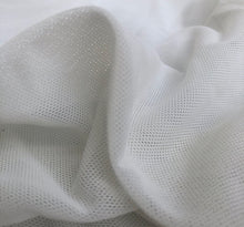 Load image into Gallery viewer, 56" Optic White Nylon Spandex Blend Power Mesh Woven Fabric By the Yard - APC Fabrics
