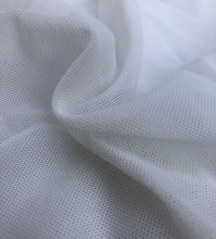 Load image into Gallery viewer, 56" Optic White Nylon Spandex Blend Power Mesh Woven Fabric By the Yard - APC Fabrics