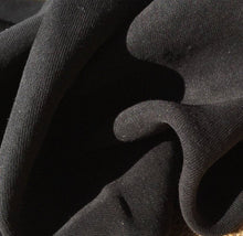 Load image into Gallery viewer, 58" Black 100% Lyocell Tencel Gabardine Twill Enzyme Washed Woven Fabric By Yard - APC Fabrics