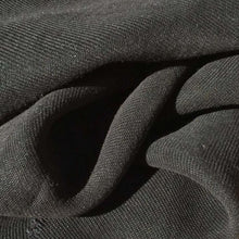 Load image into Gallery viewer, 58" Black 100% Lyocell Tencel Gabardine Twill Enzyme Washed Woven Fabric By Yard - APC Fabrics