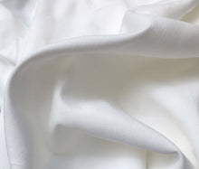 Load image into Gallery viewer, 58" Optic White 100% Lyocell Tencel Faille Ghost Like-Gauze Woven Fabric By Yard - APC Fabrics