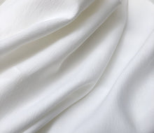 Load image into Gallery viewer, 58" Optic White 100% Lyocell Tencel Faille Ghost Like-Gauze Woven Fabric By Yard - APC Fabrics