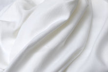 Load image into Gallery viewer, 58" Optic White 100% Lyocell Tencel Faille Ghost Like-Gauze Woven Fabric By Yard - APC Fabrics