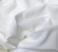 Load image into Gallery viewer, 58" Optic White 100% Lyocell Tencel Faille Ghost Like-Gauze Woven Fabric By Yard - APC Fabrics