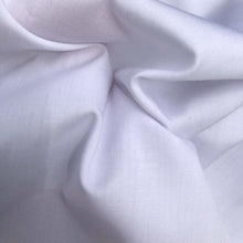 Load image into Gallery viewer, 58" Optic White Shantung Silk Poly Blend Light Woven Fabric By the Yard - APC Fabrics