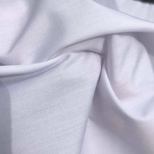 Load image into Gallery viewer, 58" Optic White Shantung Silk Poly Blend Light Woven Fabric By the Yard - APC Fabrics