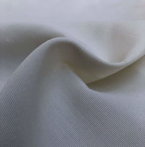 58" PFD White Greige Goods 100% Rayon Faille Ghost Woven Fabric By the Yard - APC Fabrics