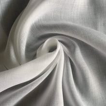 Load image into Gallery viewer, 58&quot; White Tencel Voile Mercerized Sheer Light Lining Woven Fabric By the Yard - APC Fabrics