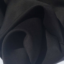 Load image into Gallery viewer, 60" Black 100% Lyocell Tencel Gabardine Twill Medium Woven Fabric By The Yard - APC Fabrics
