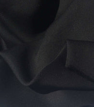 Load image into Gallery viewer, 60" Black 100% Lyocell Tencel Gabardine Twill Medium Woven Fabric By The Yard - APC Fabrics
