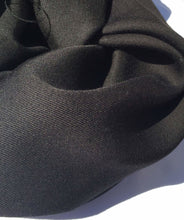 Load image into Gallery viewer, 60" Jet Black 100% Lyocell Tencel Gabardine Twill Woven Fabric By the Yard - APC Fabrics