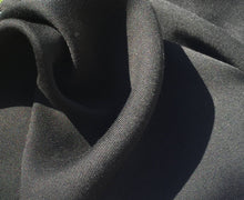 Load image into Gallery viewer, 60" Jet Black 100% Lyocell Tencel Gabardine Twill Woven Fabric By the Yard - APC Fabrics
