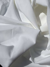 Load image into Gallery viewer, 60" Solid White 100% Lyocell Tencel Bengaline Faille Light Woven Fabric By Yard - APC Fabrics