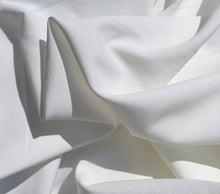 Load image into Gallery viewer, 60" Solid White 100% Lyocell Tencel Bengaline Faille Light Woven Fabric By Yard - APC Fabrics
