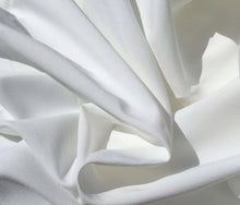 Load image into Gallery viewer, 60" Solid White 100% Lyocell Tencel Bengaline Faille Light Woven Fabric By Yard - APC Fabrics