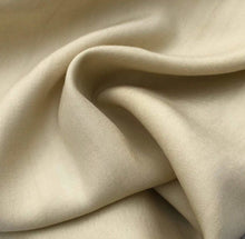 Load image into Gallery viewer, 60" Straw Beige 100% Lyocell Tencel Gabardine Twill Medium Woven Fabric By Yard - APC Fabrics