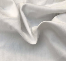 Load image into Gallery viewer, 60" White 100% Organic Cotton Twill Woven Fabric By the Yard - APC Fabrics