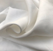 Load image into Gallery viewer, 60" White 100% Organic Cotton Twill Woven Fabric By the Yard - APC Fabrics