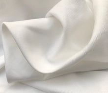 Load image into Gallery viewer, 60" White 100% Organic Cotton Twill Woven Fabric By the Yard - APC Fabrics