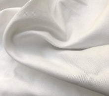 Load image into Gallery viewer, 60" White 100% Organic Cotton Twill Woven Fabric By the Yard - APC Fabrics