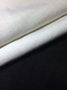 60" Winter White 100% Lyocell Tencel Gabardine Twill Medium Woven Fabric By Yard - APC Fabrics
