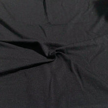 Load image into Gallery viewer, 65" Black Modal Spandex Lycra Stretch Jersey Knit Fabric By the Yard - APC Fabrics