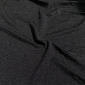 65" Black Modal Spandex Lycra Stretch Jersey Knit Fabric By the Yard - APC Fabrics
