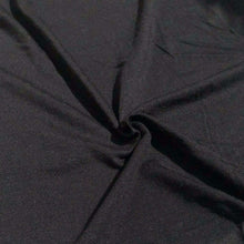 Load image into Gallery viewer, 65&quot; Black Modal Spandex Lycra Stretch Jersey Knit Fabric By the Yard - APC Fabrics