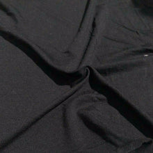 Load image into Gallery viewer, 65" Black Modal Spandex Lycra Stretch Jersey Knit Fabric By the Yard - APC Fabrics