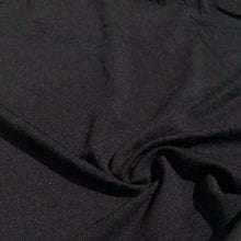 Load image into Gallery viewer, 65" Black Modal Spandex Lycra Stretch Jersey Knit Fabric By the Yard - APC Fabrics