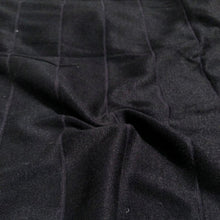 Load image into Gallery viewer, 68" Black Striped Modal Spandex Stretch Blend Piece Dyed Knit Fabric By the Yard - APC Fabrics
