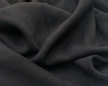 Load image into Gallery viewer, 58" 100% Cotton Crepe Black 7 OZ Light Woven Fabric By the Yard | APC Fabrics