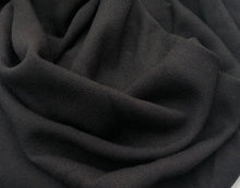 Load image into Gallery viewer, 58" 100% Cotton Crepe Black 7 OZ Light Woven Fabric By the Yard | APC Fabrics