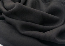 Load image into Gallery viewer, 58" 100% Cotton Crepe Black 7 OZ Light Woven Fabric By the Yard | APC Fabrics