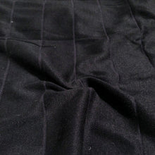Load image into Gallery viewer, 68" Modal Jersey Spandex  Stretch Piece Dyed Black Striped Knit Fabric By the Yard | APC Fabrics