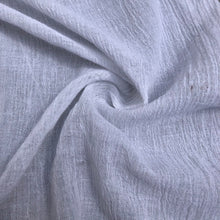 Load image into Gallery viewer, 56" 100% Cotton Gauze Wrinkly Off White Ivory Woven Fabric By the Yard - APC Fabrics