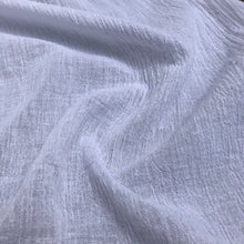 Load image into Gallery viewer, 56" 100% Cotton Gauze Wrinkly Off White Ivory Woven Fabric By the Yard - APC Fabrics