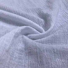 Load image into Gallery viewer, 56" 100% Cotton Gauze Wrinkly Off White Ivory Woven Fabric By the Yard - APC Fabrics
