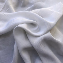 Load image into Gallery viewer, 58" Peachskin Acetate White Faille Woven Fabric By the Yard | APC Fabrics