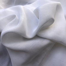 Load image into Gallery viewer, 58" Peachskin Acetate White Faille Woven Fabric By the Yard | APC Fabrics