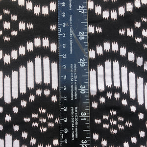 60" Modal Lycra Spandex Stretch Black White Jersey Knit Fabric By the Yard - APC Fabrics